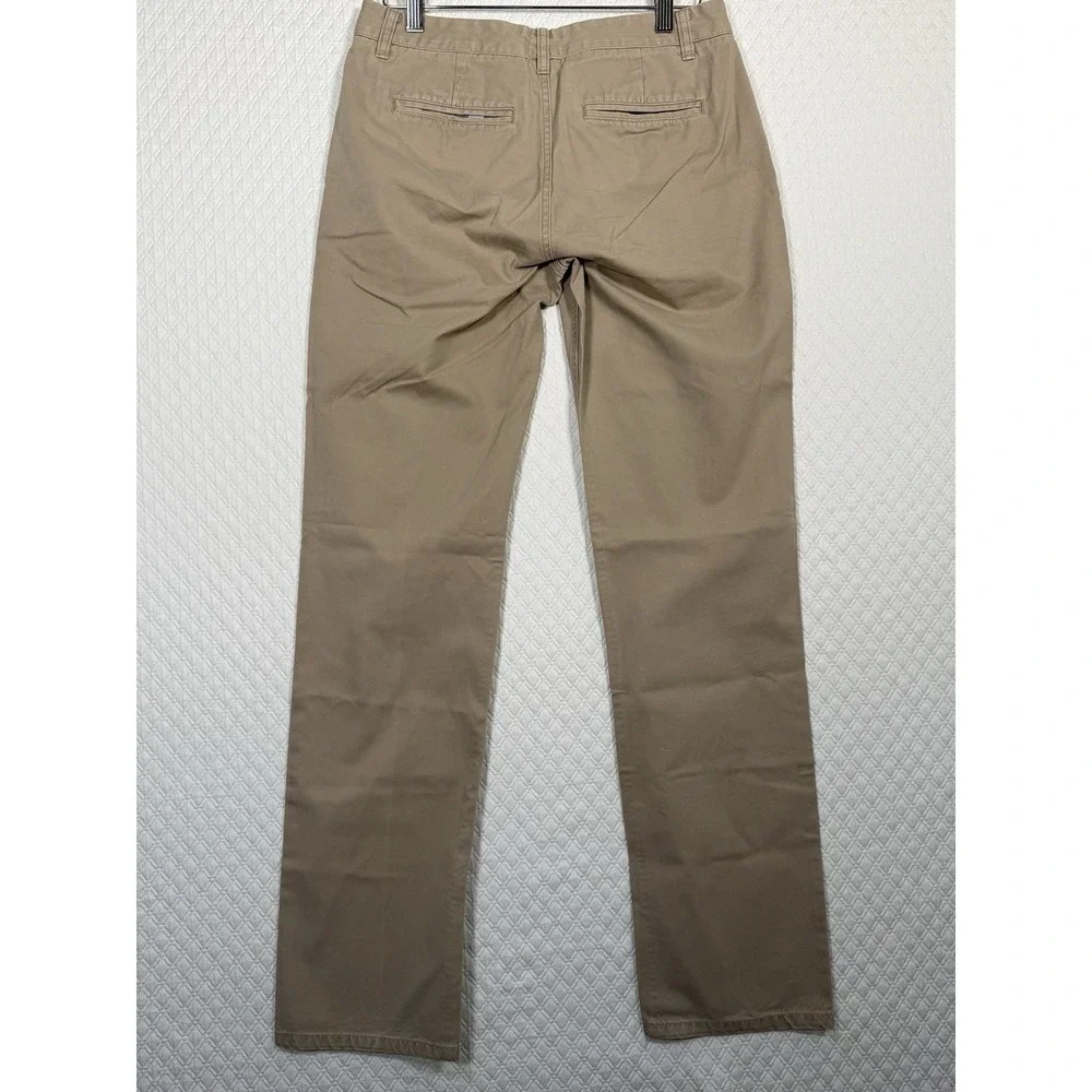 Bonobos Slim Straigh Chinos Pants Men 29x31.5 Tan Casual Preppy Golf Office Flaw